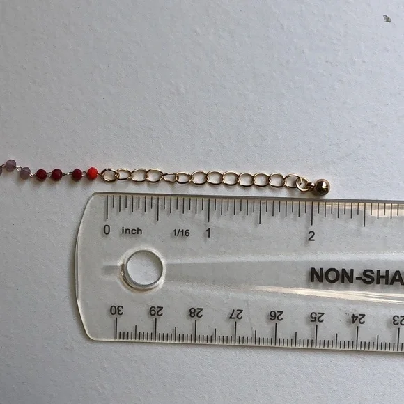 Multicolored Boho Anklet - Picture 5 of 9